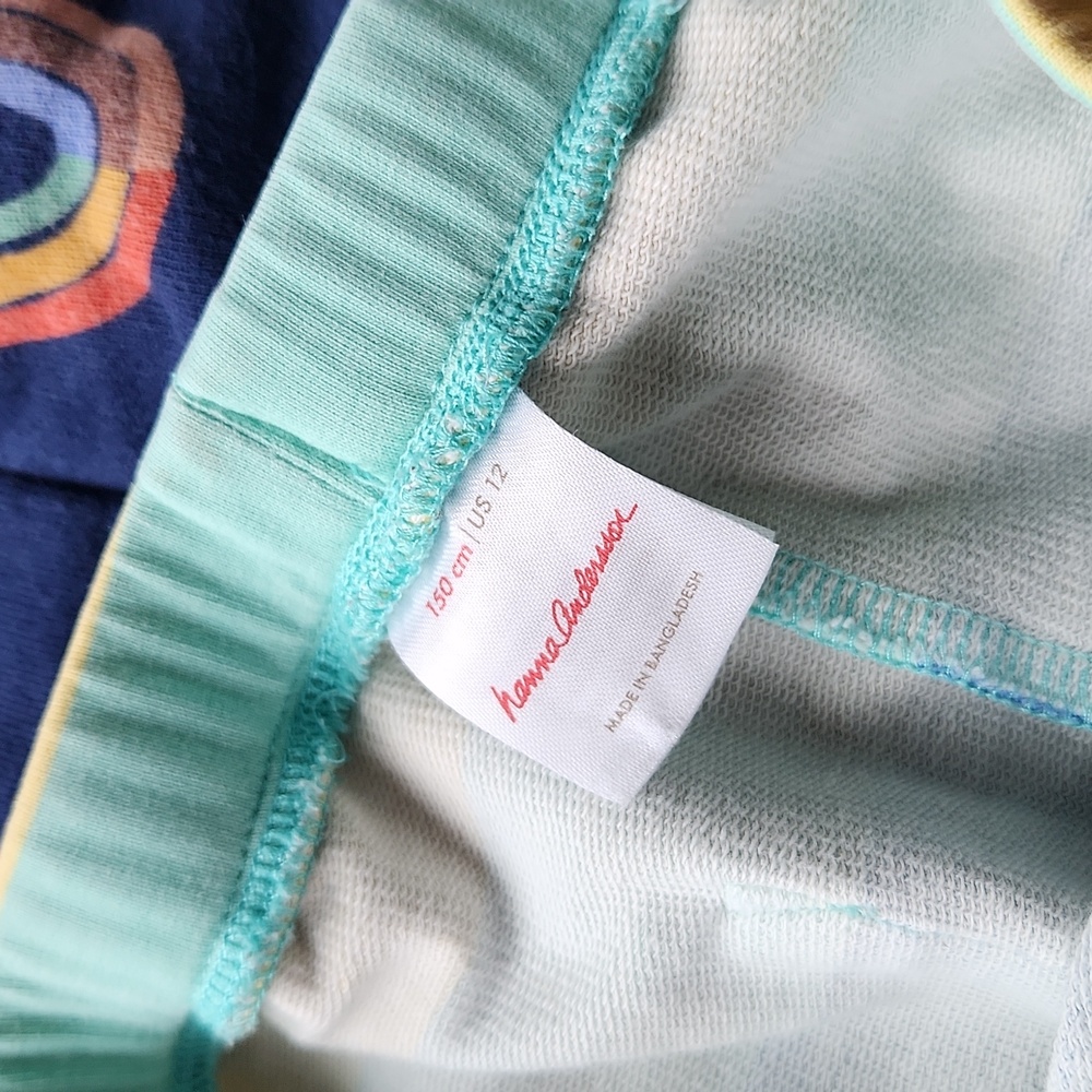 Hanna Andersson French Terry Shorts Lot Size 150 cm US 12 - Picture 4 of 6